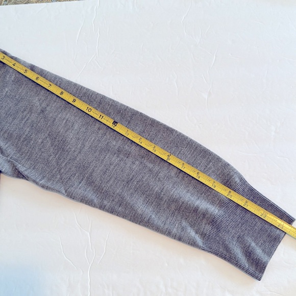 Banana Republic Gray Merino Wool Crewneck Cardigan - Picture 8 of 11